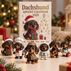 Dachshund Advent Calendar 2026 – 24 Days of Christmas Puppy Characters
