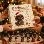Dachshund Advent Calendar 2026 – 24 Days of Christmas Puppy Characters