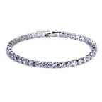 Iced Out Tennis Bracelet for Men – Round Cut CZ Hip Hop Jewelry