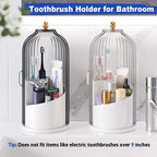 360° Rotating Toothbrush & Vanity Organizer