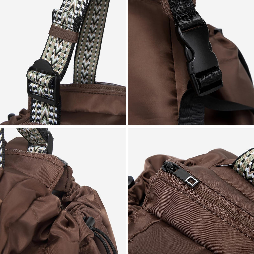 Convertible 15-Pocket Travel Tote Backpack