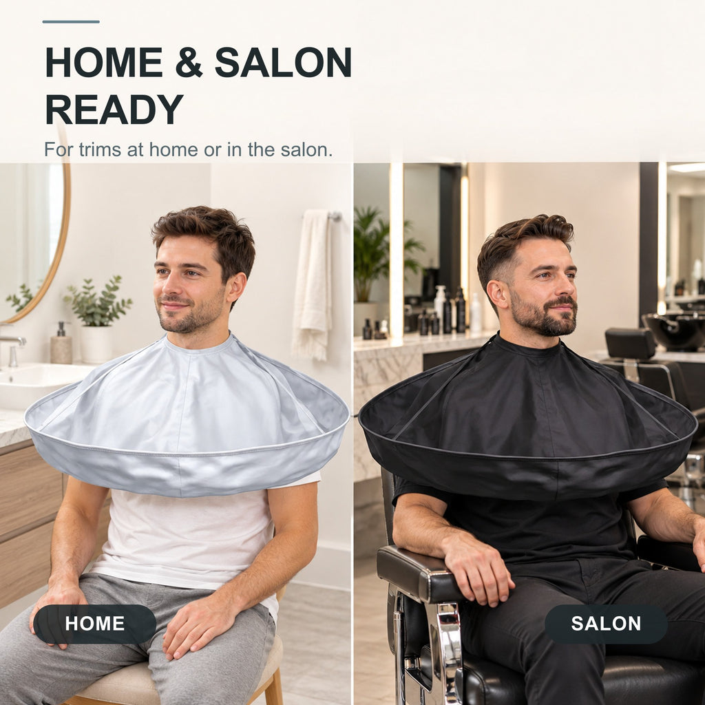 360° Hair Catcher Cape with Shape-Holding Rim