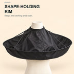 360° Hair Catcher Cape with Shape-Holding Rim