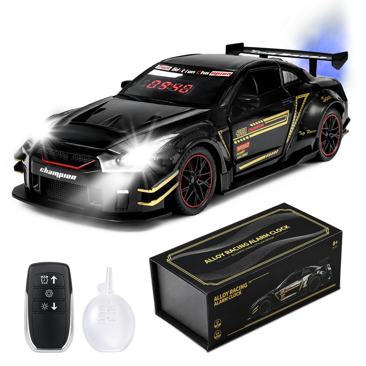 Hypercar Digital Alarm Clock