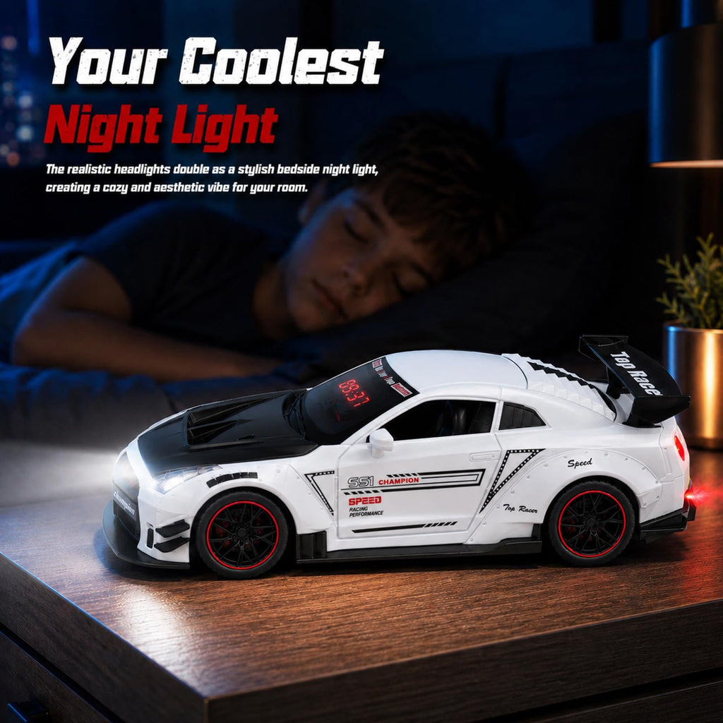 Hypercar Digital Alarm Clock