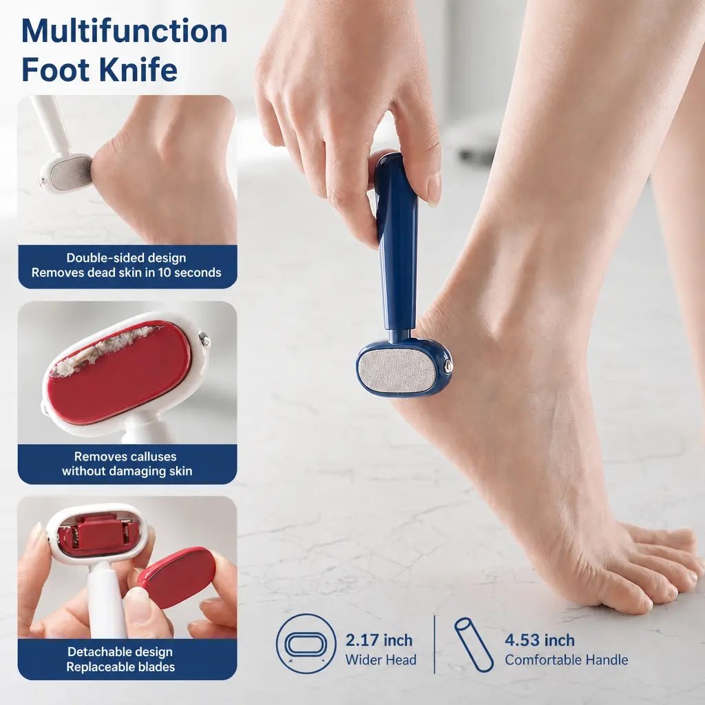 Dual‑Sided Foot Callus Remover