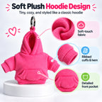 Mini Hoodie Keychain – Soft Squishy Bag Charm