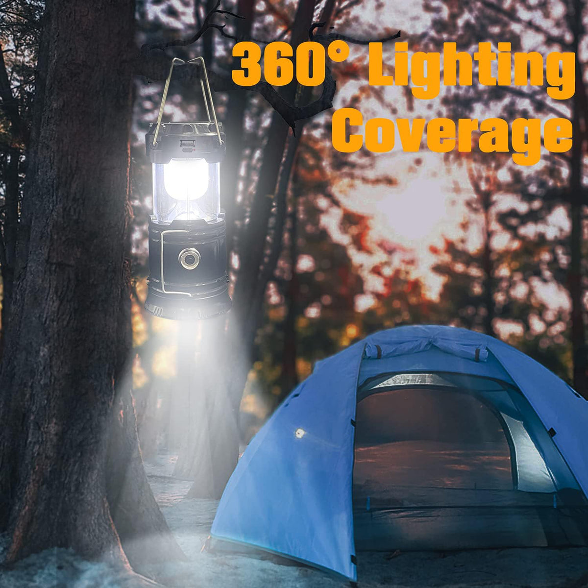2-in-1 Solar Emergency Lantern