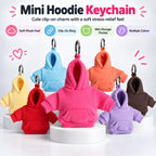 Mini Hoodie Keychain – Soft Squishy Bag Charm