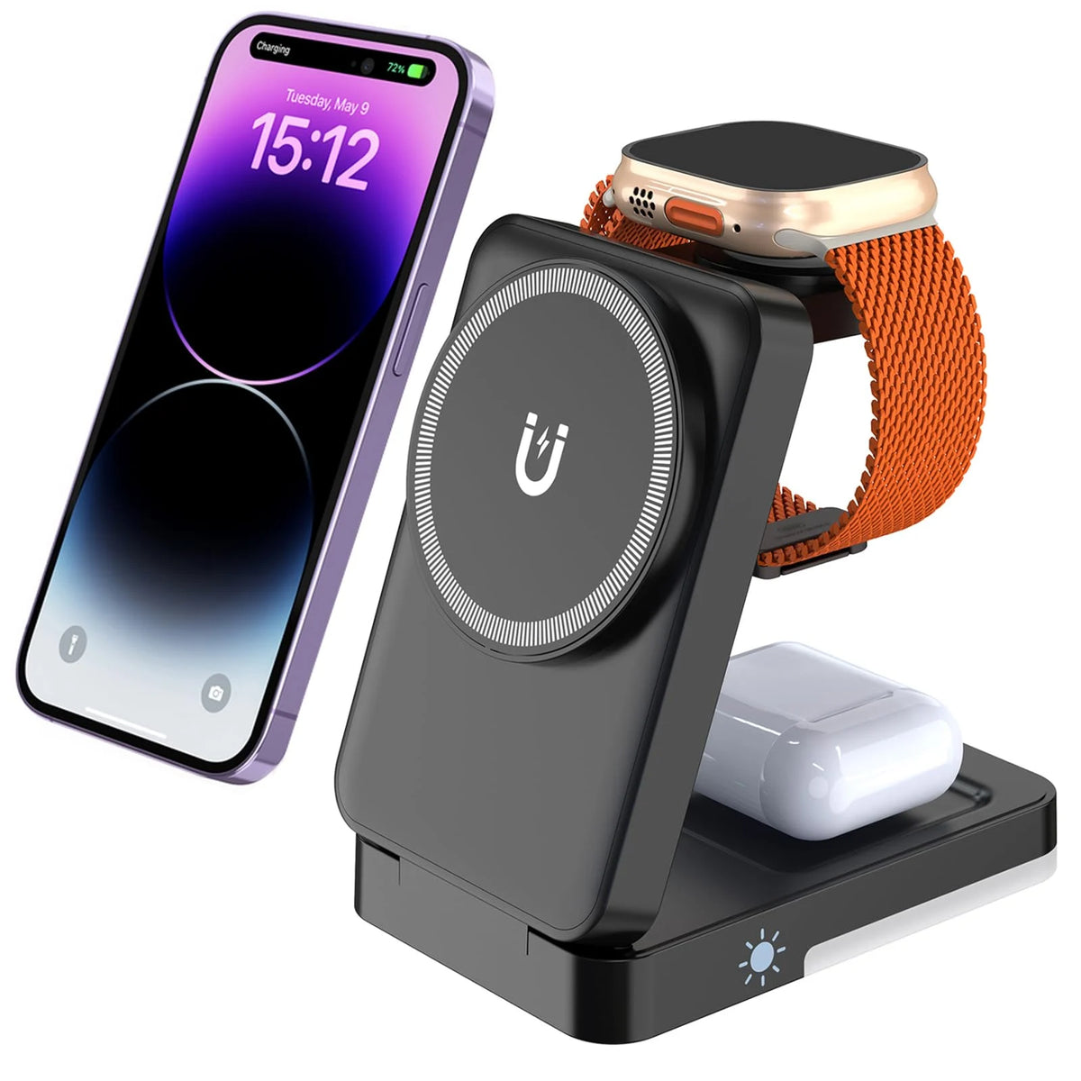 3-in-1 Magnetic Wireless Charging Station