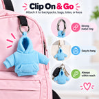 Mini Hoodie Keychain – Soft Squishy Bag Charm