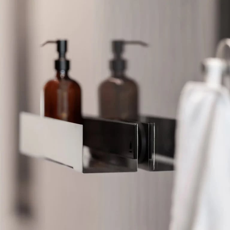 The Magnetic Glass Shelf