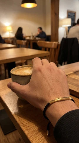 God Is in Control Faith Bracelet customer photo 5